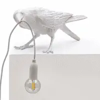 Seletti Bird Lamp White Playing